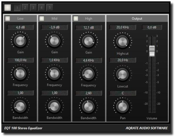 EQT-100 Stereo Equalizer