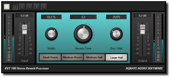 RVT-100 Reverb Plugin